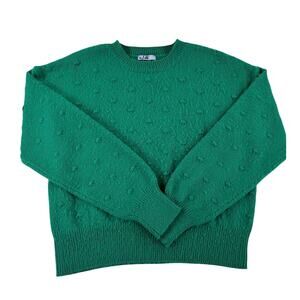 Vylette Women's Pullover Sweater - Green - Large